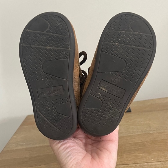 DBL Barrel Brown Woven Kids Boots - Picture 5 of 7